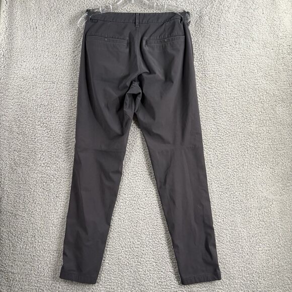 Lululemon Commision Pants Mens 30x30 Gray Slim Fit Warpstreme Chino Khaki Pants - Picture 6 of 8